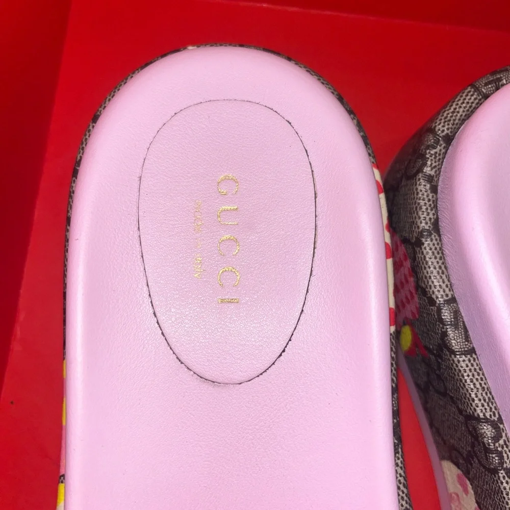 Women's Gucci Les Pommes sandal 37 1/2 - Picture 4 of 9